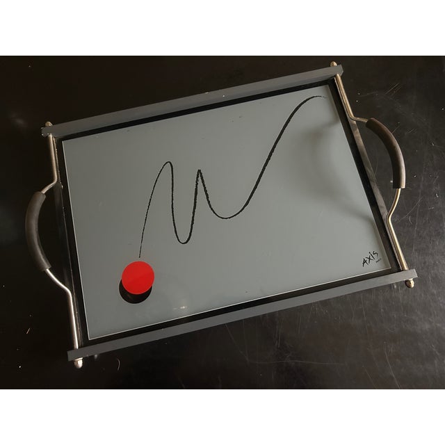 Memphis Vintage Board Tray by Axis Edition, Paris, 1980s For Sale - Image 3 of 9