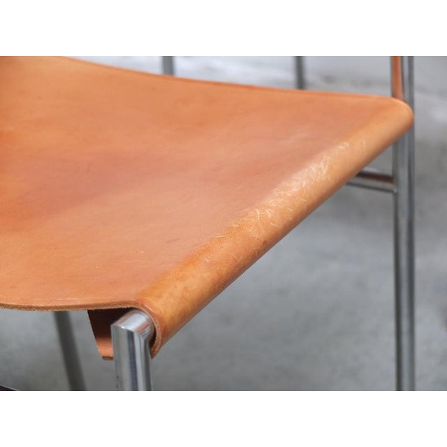 SE06 Chairs in Natural Leather by Martin Visser for 't Spectrum, 1967, Set of 8 For Sale - Image 12 of 18