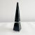 Black 1980s Vintage Romano Dona Signed Murano Glass Obelisk For Sale - Image 8 of 8