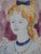 Emilio Grau Sala, Young Blonde Woman, Original Watercolour For Sale - Image 3 of 5