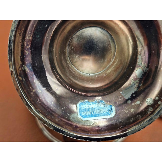 Silver Art Deco Plated Sugar Bowl in Coal Car Shape, 1950s For Sale - Image 8 of 9