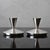 Danish Silver-Plated Candleholders by Carl Christiansen, 1960s, Set of 2, in Good conditions. Designed 1960 to 1969 This...