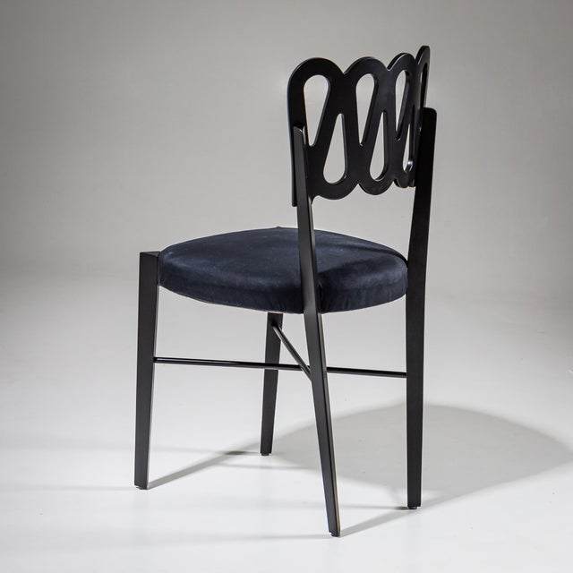Wood Model G6G Dining Chairs by Gio Ponti for Montina, Italy, 1969, Set of 4 For Sale - Image 7 of 11