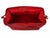 Vintage Celine Red Leather Vanity Case / Cosmetic Clutch With Gold Hardware For Sale - Image 12 of 14