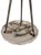 1930s French Art Deco Alabaster Pendant Light, White W/ Charcoal Grey Veining For Sale - Image 10 of 17