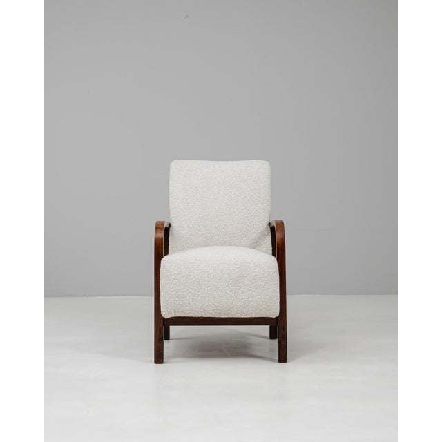 20th Century Czech Reclining Upholstered Armchair For Sale - Image 16 of 18