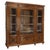 French Louis XVI Oak and Walnut Three Doors Vitrine Bookcase, 1900 For Sale - Image 18 of 18