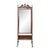 Late 19th Century English Edwardian, Mahogany/Satin Wood Cheval Mirror For Sale