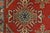 Kazak Rug 9’2” X 11’9” Red Wool Tribal Hand-Knotted Oriental Carpet For Sale - Image 11 of 15