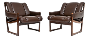 Vintage Armchairs by Torbjorn Afdal for Bruksbo, 1970, Set of 2