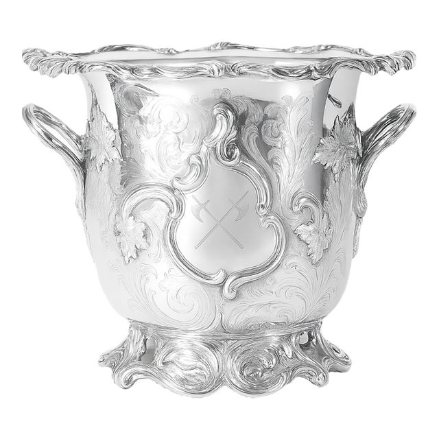 1830s Henry Wilkinson Old English Sheffield Silverplate Wine Cooler; 2 Available For Sale