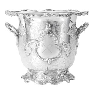 1830s Old English Sheffield Silverplate Wine Cooler; 2 Available For Sale