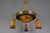 Art Nouveau French Brass Chandelier with Pâte De Verre Glass by Noverdy, 1920s For Sale - Image 17 of 18