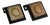 Mid-Century Ceramic and Black Metal Door Handles, 1950s, Set of 2 For Sale