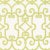Sample- Schumacher Manor Gate Fabric in Aloe For Sale