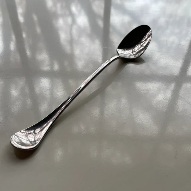 Oneida Contemporary Oneida Community Stainless Caprice Pattern Iced Tea Spoons- Set of 4 For Sale - Image 4 of 5