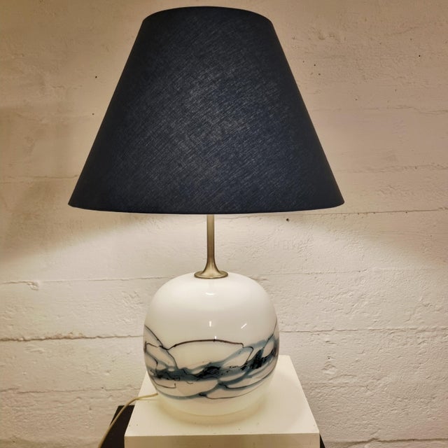Holmegaard Sakura Table Lamp by Michael Bang for Holmegaard, Denmark, 1980s For Sale - Image 4 of 15