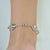 Green Mid Century Modern 38.62 CTW Cushion Cut Green Amethyst Station Link Bracelet in 925 Silver For Sale - Image 8 of 11