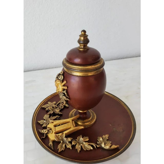 19th Century French Neoclassical Inkstand For Sale In Dallas - Image 6 of 11