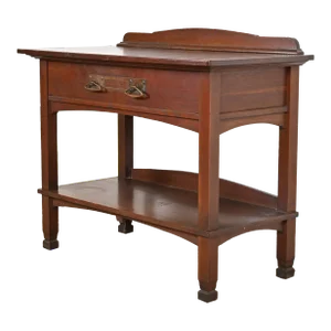Stickley Brothers Style Antique Mission Oak Arts & Crafts Sideboard Buffet Server, Circa 1900