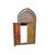 Vintage Moroccan Arabesque Design Hand-Painted Wall Hanging W/Doors 58.5" H For Sale - Image 4 of 10
