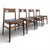 Scandinavian Teak Chairs, Set of 4 For Sale - Image 9 of 9