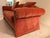 1980s Bernhardt Flair Channel-Tufted Scroll-Arm Terracotta Velvet Loveseat For Sale - Image 10 of 12