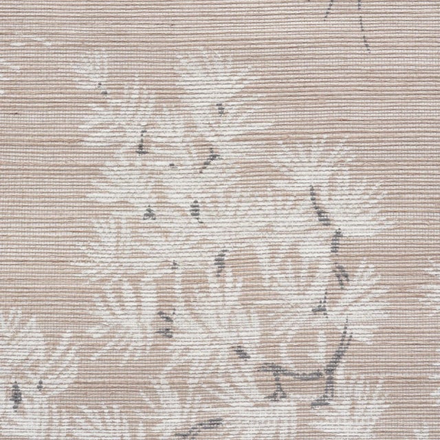 A simple, handpainted botanical print, Mori's traditional tree motifs are rendered in delicate, graceful lines on a...