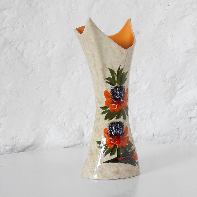 1960s Vintage Ceramic Vase from Tessier, France, 1960s For Sale - Image 5 of 10