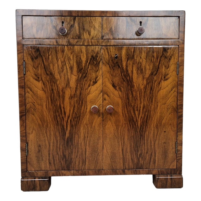 Art Deco Austrian Record Cabinet, 1928 For Sale