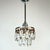 This listing is for a set of two matching vintage pendant lights, beautifully decorated with clear crystal prisms and...