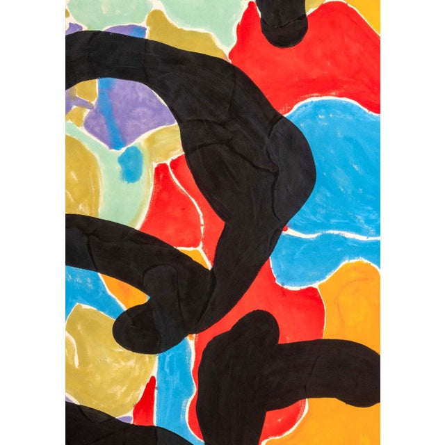 Jack Roth "Rope Dancer 17" Acrylic on Canvas, 1980 For Sale - Image 4 of 11