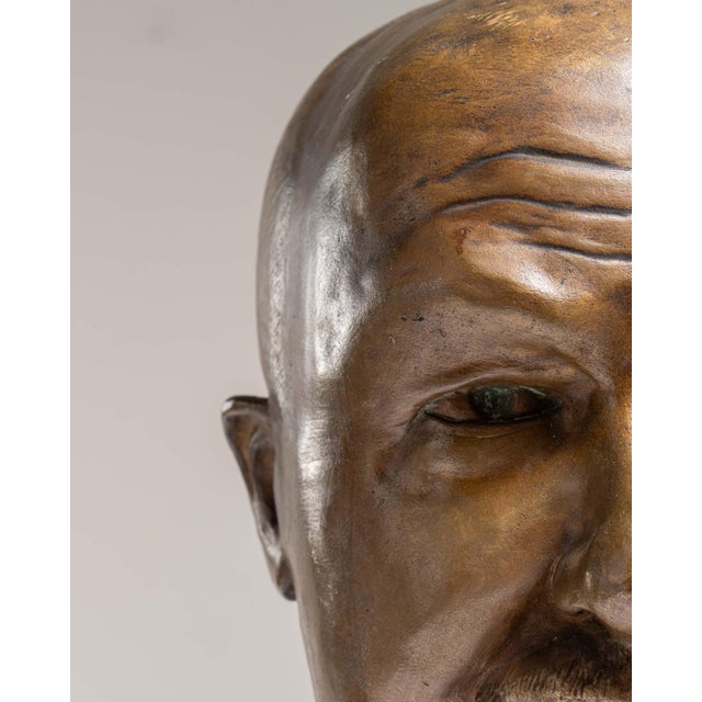 Traditional Early 20th Century Belgium Chocolate Bronze Sculpture For Sale - Image 3 of 15