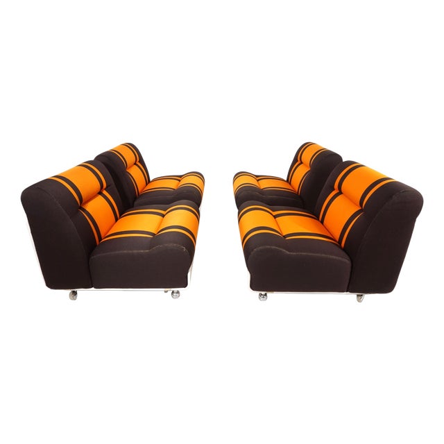 Space Age Concha Modular 4-Seater Sofa by Jo Otterpohl for Cor, 1970, Set of 4 For Sale
