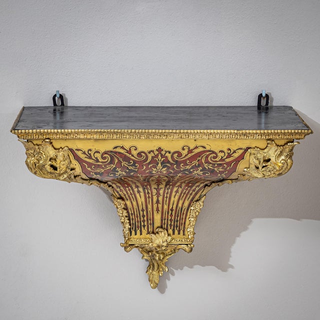 Louis XV Style Grand Cartel Clock with Console from Crosnier à Paris, Mid-19th Century For Sale - Image 11 of 15