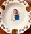 French Vintage Limoges Napoleon Porcelain Ashtray, France For Sale - Image 3 of 3
