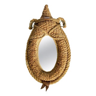 Small Rope Mirror, France, 1960s For Sale