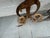 Monumental Pair of Antique New Orleans Hand-Forged Gilt Iron Spanish Revival Candle Sconces For Sale In Chicago - Image 6 of 10