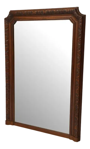 Antique Oak Mirror, 1900