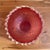 Antique Victorian Cranberry Glass Bowl For Sale - Image 4 of 4