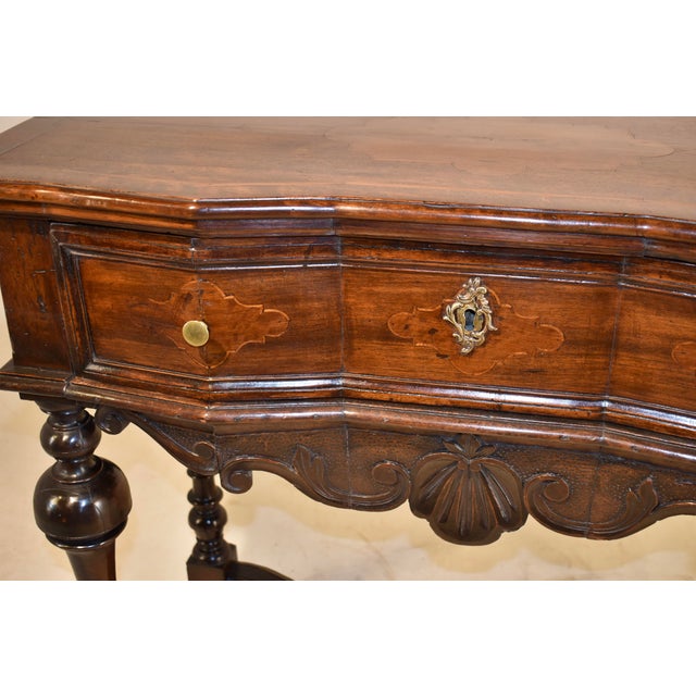 18th Century Italian Walnut Console For Sale - Image 12 of 15
