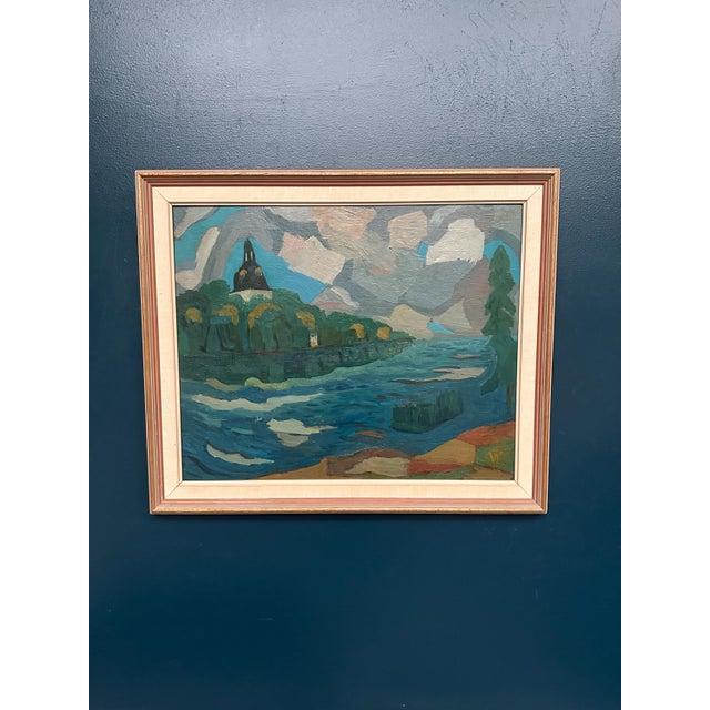 Sven Westman, Filipstad, 1960s, Oil on Panel, Framed For Sale - Image 16 of 18
