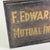 Early 20th Century Antique Hand-Painted Double Sided Wood Insurance Trade Sign For Sale - Image 5 of 6