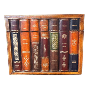 Maitland Smith Leather Covered Book Box