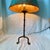 1980s Iron Three Leg Lamp With Copper Shade For Sale - Image 5 of 11