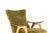 Two Tone Doodle Wing Lounge Chair For Sale - Image 4 of 15
