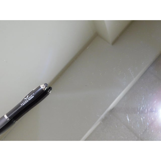 Mid-Century Modern Chrome & Smoked Mirror Side Tables - a Pair For Sale - Image 12 of 13