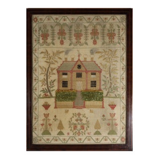 Antique Scottish Sampler, 1805, by Eliza McKune For Sale