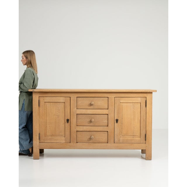 Wood 19th Century France Brutalist Amber Wood Storage Cabinets & Cupboards For Sale - Image 7 of 11