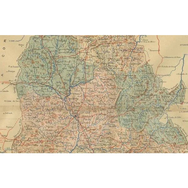 Map of Galicias Ancient Roman Walled City For Sale - Image 3 of 6